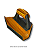 Lixador 225mm com face frontal Ativa - Laranja - Imagem 3