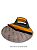 Lixador 225mm com face frontal Ativa - Laranja - Imagem 11