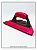 Lixador 225mm com face ativa linha PRO - Rosa - Imagem 2