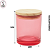 Copo de Vidro Para Vela 200ml Rosa - (un) - Imagem 2