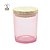 Pote de Vidro Para Vela 200ml Rosa - (un) - Imagem 1