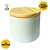 Pote Para Vela 250ml Branco C/ Tampa Pinus 06unidades - Imagem 1