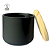 Pote Para Vela 250ml Preto C/ Tampa Pinus 06unidades - Imagem 3