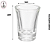 Copo de Shot de Vidro Liso 40ml - (UN) - Imagem 3