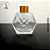 Vidro Luxo Diamante Cristal 200ML c/ Tampa Difusora e Tampa de Madeira - Imagem 3
