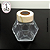 Vidro Luxo Diamante Cristal 200ML c/ Tampa Difusora e Tampa de Madeira - Imagem 4
