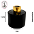 Vidro Difusor 130ML c/ Tampa Dourada - (un) - Imagem 2