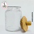 Pote de Vidro Martelado para Condimentos c/ Tampa 1000ML - (un) - Imagem 5