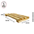 Saboneteira Grande Pallet 04 - (un) - Imagem 2