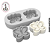 Molde de Silicone Borboleta 2Cav. - (un) - Imagem 1