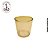 Porta Vela Copo Castiçal De Vidro Ambar Decoração 150ml (un) - Imagem 1