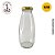 Garrafa de Vidro 300ml  C/ Tampa Metal (Un) - Imagem 1