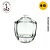 Vidro Perfume Turin Canelado 100ml (un) - Imagem 1