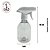 Frasco Pet 250ml C/ Gatilho 28/410 Branco (Un) - Imagem 2