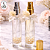 Porta Perfume 10ml vidro Tampa Spray Prata ou Dourada - (UN) - Imagem 2