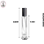 Porta Perfume 10ml vidro Tampa Spray Prata ou Dourada - (UN) - Imagem 3