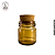 Mini Pote de Vidro Âmbar 40ml Com Tampa Cortiça - (un) - Imagem 1