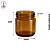 Mini Pote de Vidro Âmbar 40ml Boca 43MM - (UN) - Imagem 2