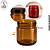 Mini Pote de Vidro Âmbar 40ml Boca 43MM - (UN) - Imagem 1