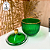 Potiche Luxo Verde com Borda - (un) - Imagem 3