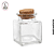 Pote Mini Cubo C/Tampa Rolha 50ml (un) - Imagem 1
