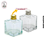 Vidro Cubo 50ml c/ Tampa Alumínio Difusor - (un) - Imagem 3