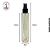 Frasco Pet 200ml Cristal c/ Spray Preta - (un) - Imagem 2
