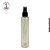 Frasco Pet 200ml Ombro Curvo c/ Spray Preta - (un) - Imagem 1