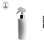Frasco Pet 260ml Branco c/ Gatilho Luxo Dourado - (un) - Imagem 1