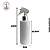 Frasco Pet 260ml Branco c/ Gatilho Luxo Prata - (un) - Imagem 2