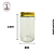 Pote de Vidro Criativa 115ml c/ Tampa Alumínio - (un) - Imagem 2