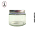 Pote de Vidro Médio 150ml c/ Tampa Alumínio Prata - (un) - Imagem 1
