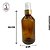 Vidro Âmbar 200ml c/ Spray Luxo Dourada - (un) - Imagem 3