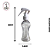 Frasco Pet Cintura 80ml c/ Mini Gatilho Branco - 50UND - Imagem 2