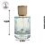 Porta Perfume Luxo 60ml c/ Tampa Branca/Dourada - (un) - Imagem 2