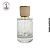 Porta Perfume Luxo 50ml c/ Tampa Branca/Dourada - (un) - Imagem 1