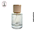 Porta Perfume Luxo 30ml c/ Tampa Branca/Dourada - (un) - Imagem 1