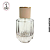 Porta Perfume 50ml c/ Detalhes Tampa Branca - (un) - Imagem 1