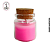 Mini Vela Perfumada Rosa - (un) - Imagem 1