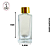 Vidro para Difusor 50ml c/Tampa Dourada - (un) - Imagem 2