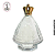 Frasco de Vidro N.S Aparecida 75ml c/ Tampa Coroa - (un) - Imagem 1