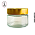 Pote Oasis 150ml c/ Tampa Dourada - (un) - Imagem 1