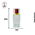 Porta-Perfume Transparente Tampa color 50ml - Imagem 7