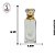 Porta Perfume Luxo Quadrado Tampa Coroa 50ml - Imagem 3