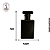 Porta Perfume Preto Fosco 30ml - Imagem 2