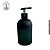 Kit Luxo Frasco de Vidro 350ml Preto/Verde Fosco - Imagem 5
