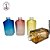 Kit Luxo Frasco de Vidro Sextavado 200ml - Imagem 1