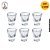 Kit Copo de Vidro Fundo Grosso 20ml - 6 Unidades - Imagem 1