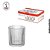 Kit C/ 6 unidades Copo p/ Vela Graffiato 320ml - Imagem 1