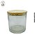 Porta-Vela de Vidro Liso 500ml com Tampa de Madeira - Imagem 1